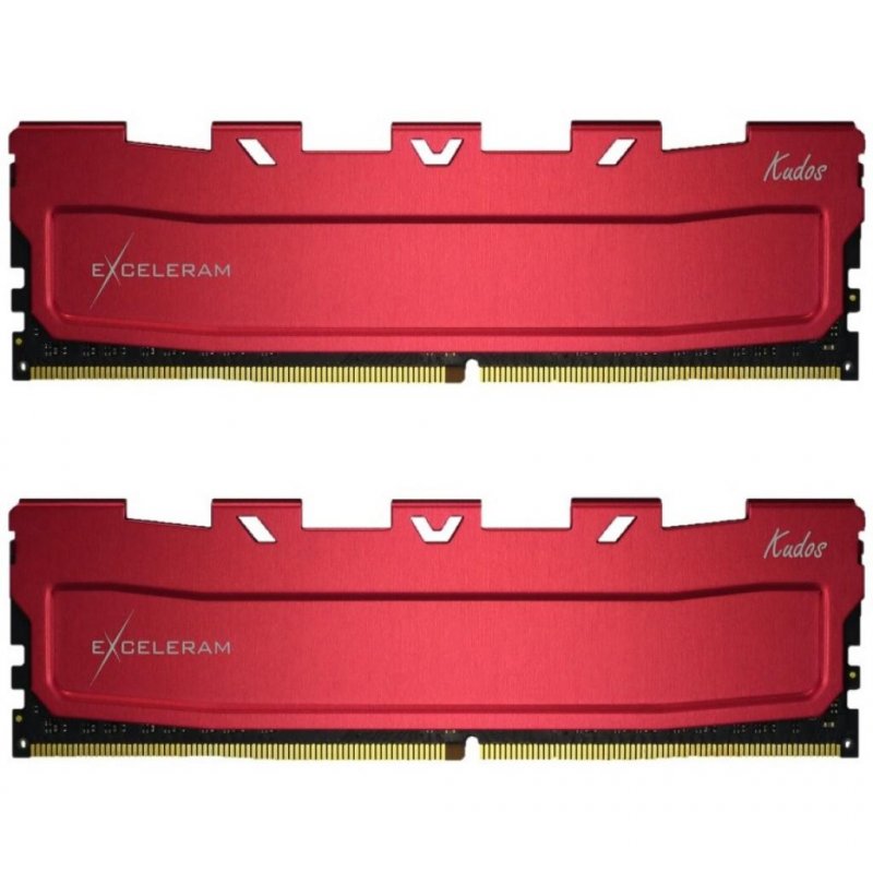

Модуль памяти для компьютера DDR4 16GB (2x8GB) 3600 MHz Red Kudos eXceleram (EKRED4163618AD)