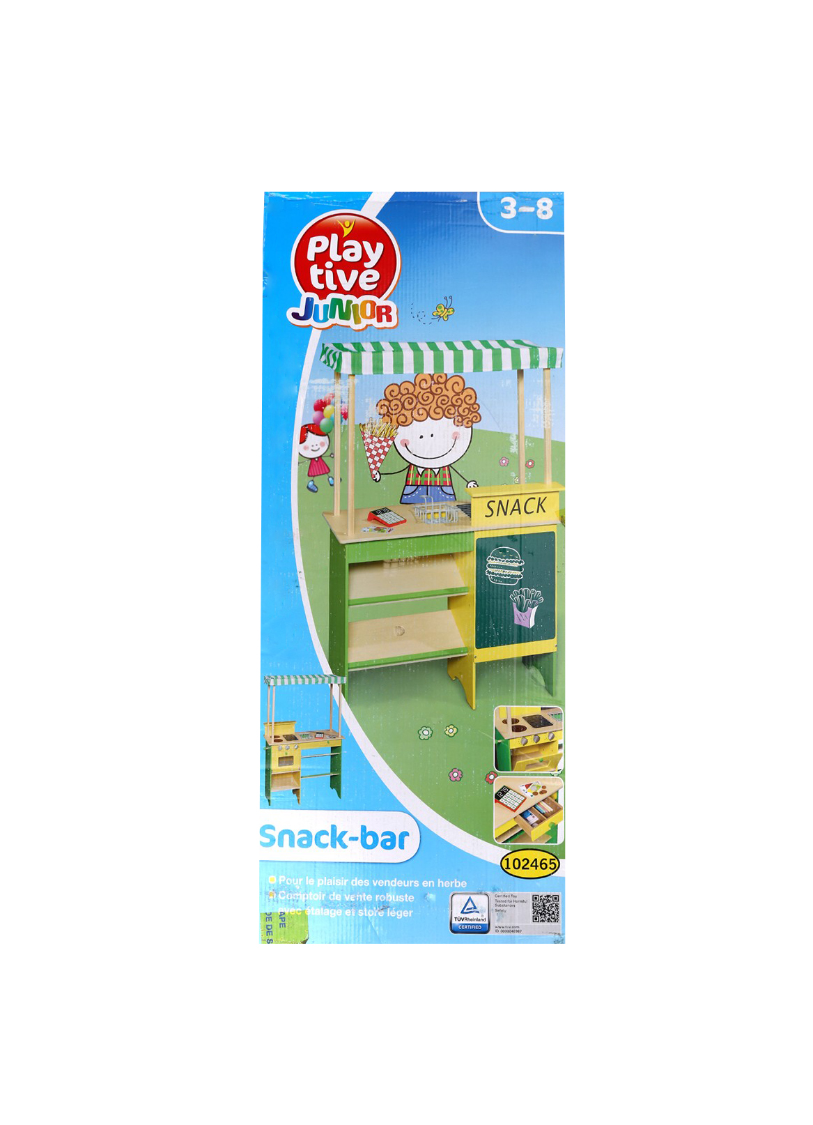 

Детский киоск "Snack Bar" PlayTive бежевый-зеленый K02-110122