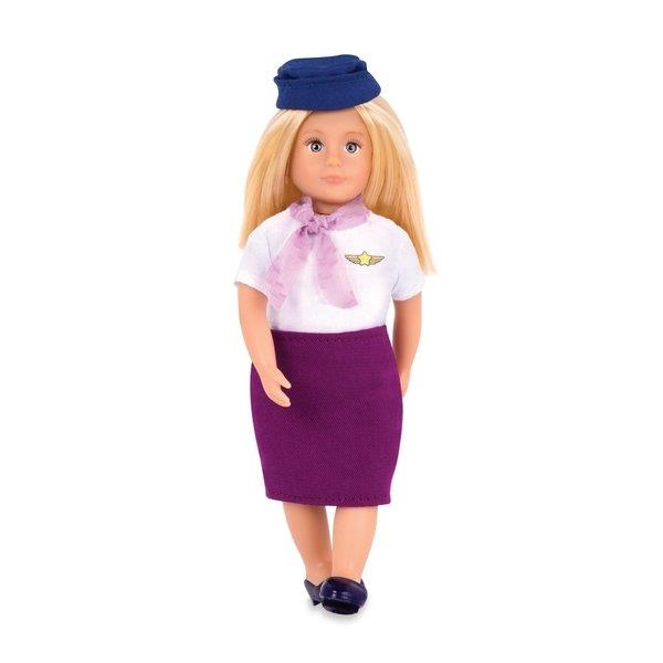 

Игрушечная виниловая кукла LORI 15 см Стюардесса Аури (LO31112Z)