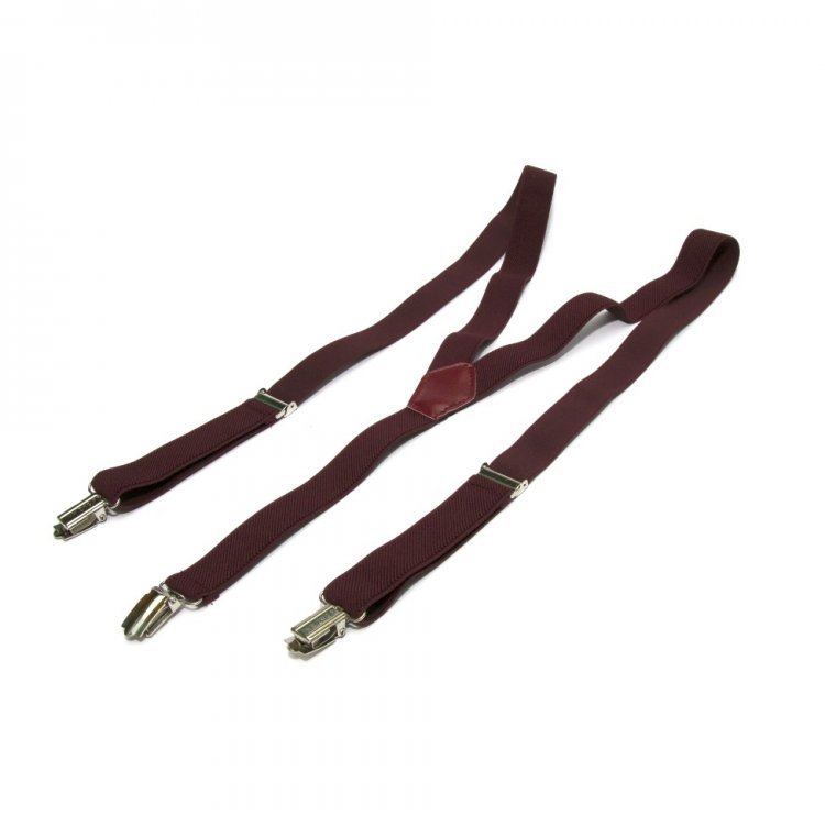

Узкие Бордовые Подтяжки SF 2,5 См Pbp-4675