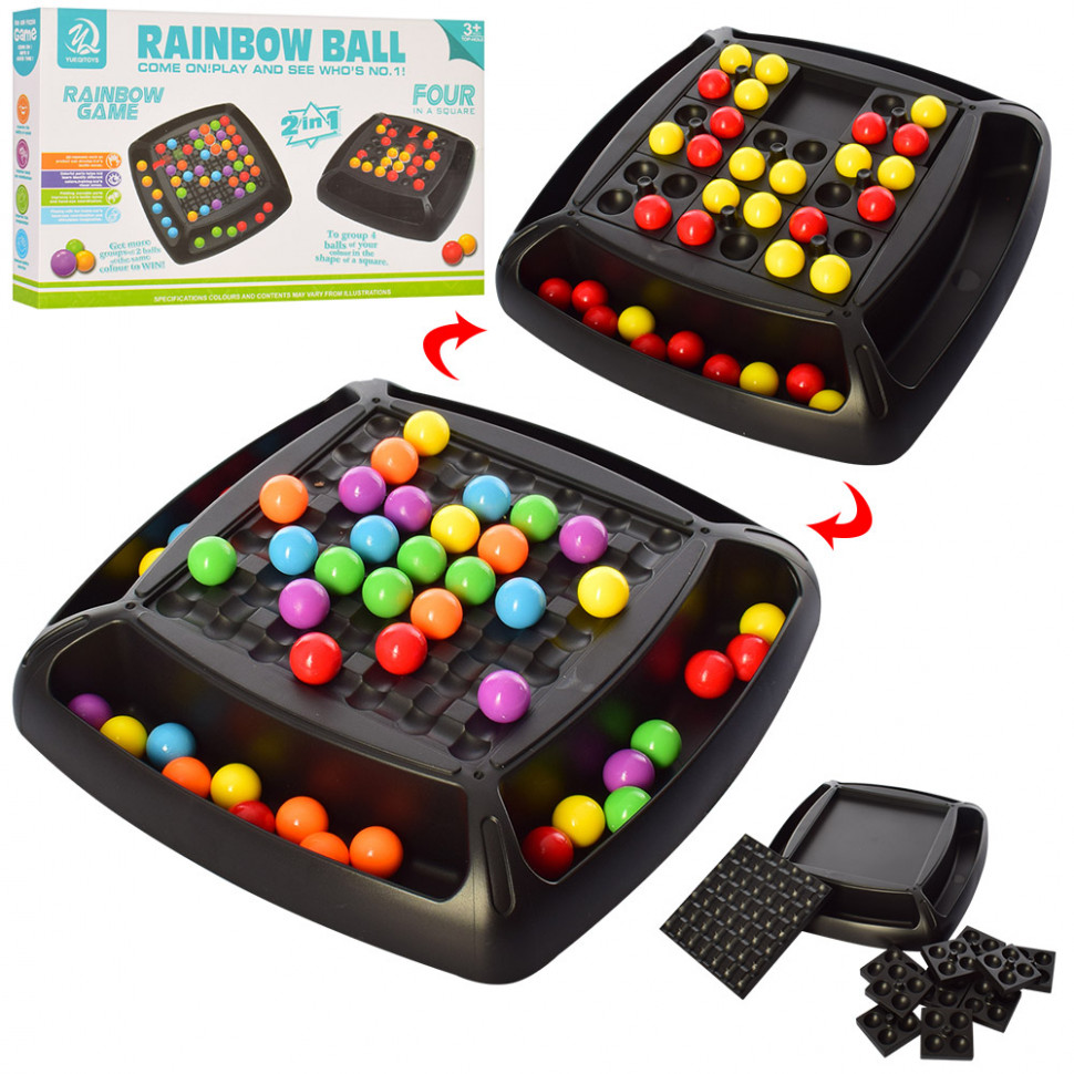 

Логическая игра YUEQI TOYS "Радужные шары" 5777-39