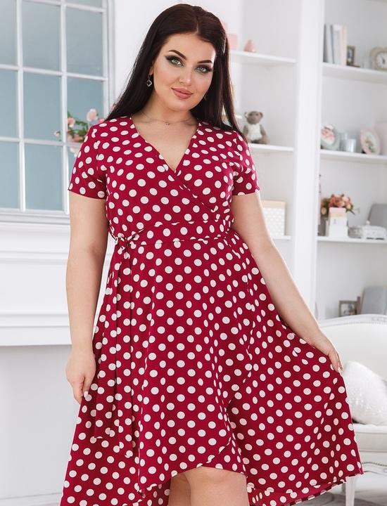 

Платье G&M k-69928  Размер цвет красный+белый горох, Платье G&M k-69928 52 Размер цвет красный+белый горох