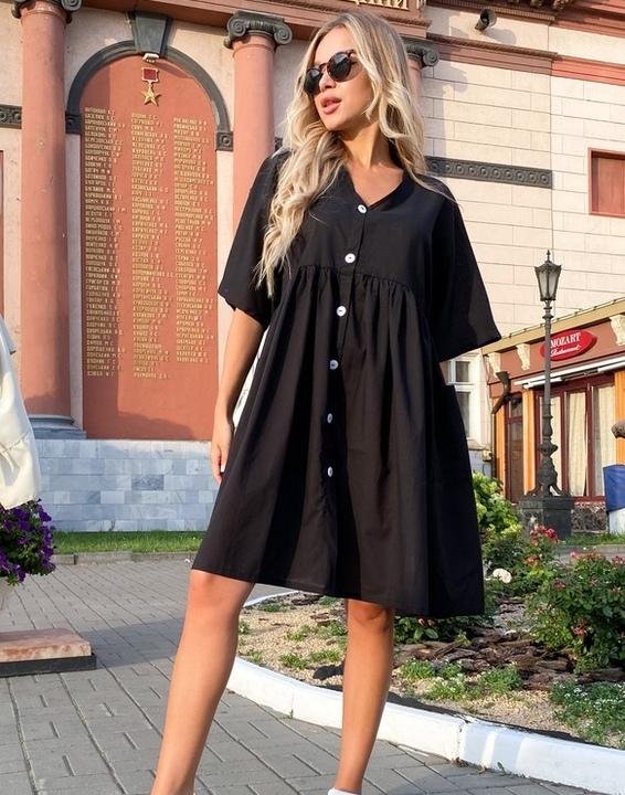

Платье G&M k-70525 универсальный - Размер цвет черный, Платье G&M k-70525 универсальный 42-46 Размер цвет черный