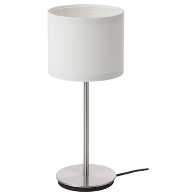 

Лампа настольная IKEA (ИКЕА) RINGSTA / SKAFTET Белый/Никелированный 893.859.52