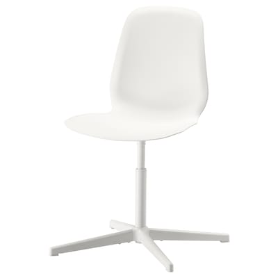 

Офисный вращающийся стул IKEA (ИКЕА) LEIFARNE Белый 493.049.72