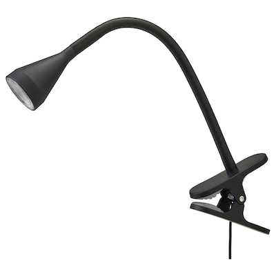 

Лампа LED IKEA (ИКЕА) на прещепке Черный 004.498.77