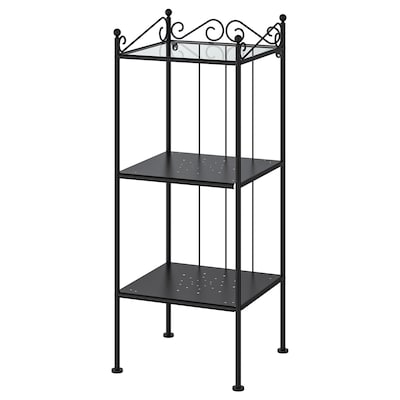 

Стеллаж IKEA (ИКЕА) RÖNNSKÄR 42x103 см Черный 100.937.63