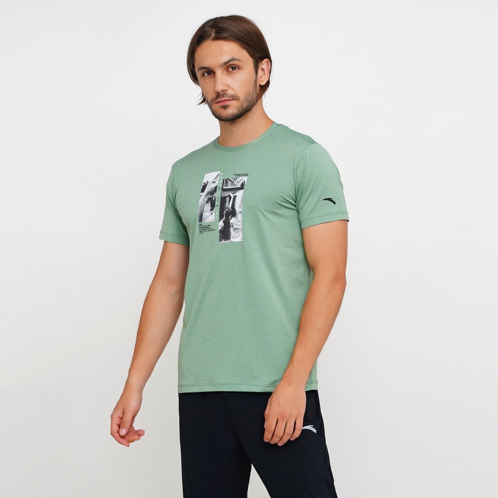 

Мужская футболка Anta Ss Tee Зеленый 44 (ant852031175-3)