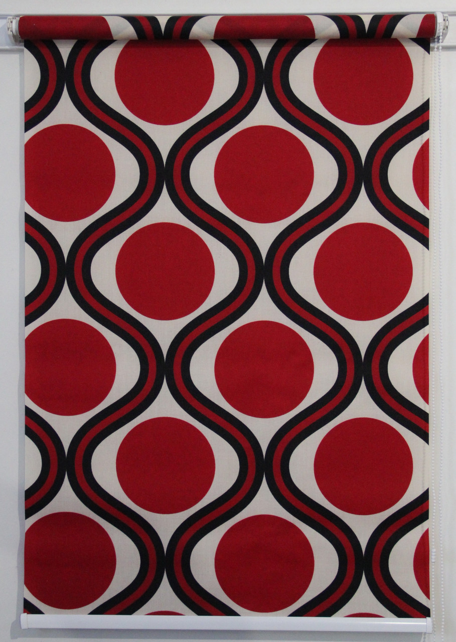 

Рулонная штора Miranda Калейдоскоп 95*150 см Красный В-5284/3