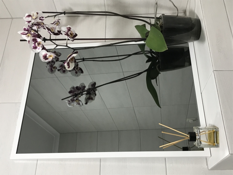 

Зеркало в алюминиевой раме StolicaMebel album graphite 120х70 см Белый