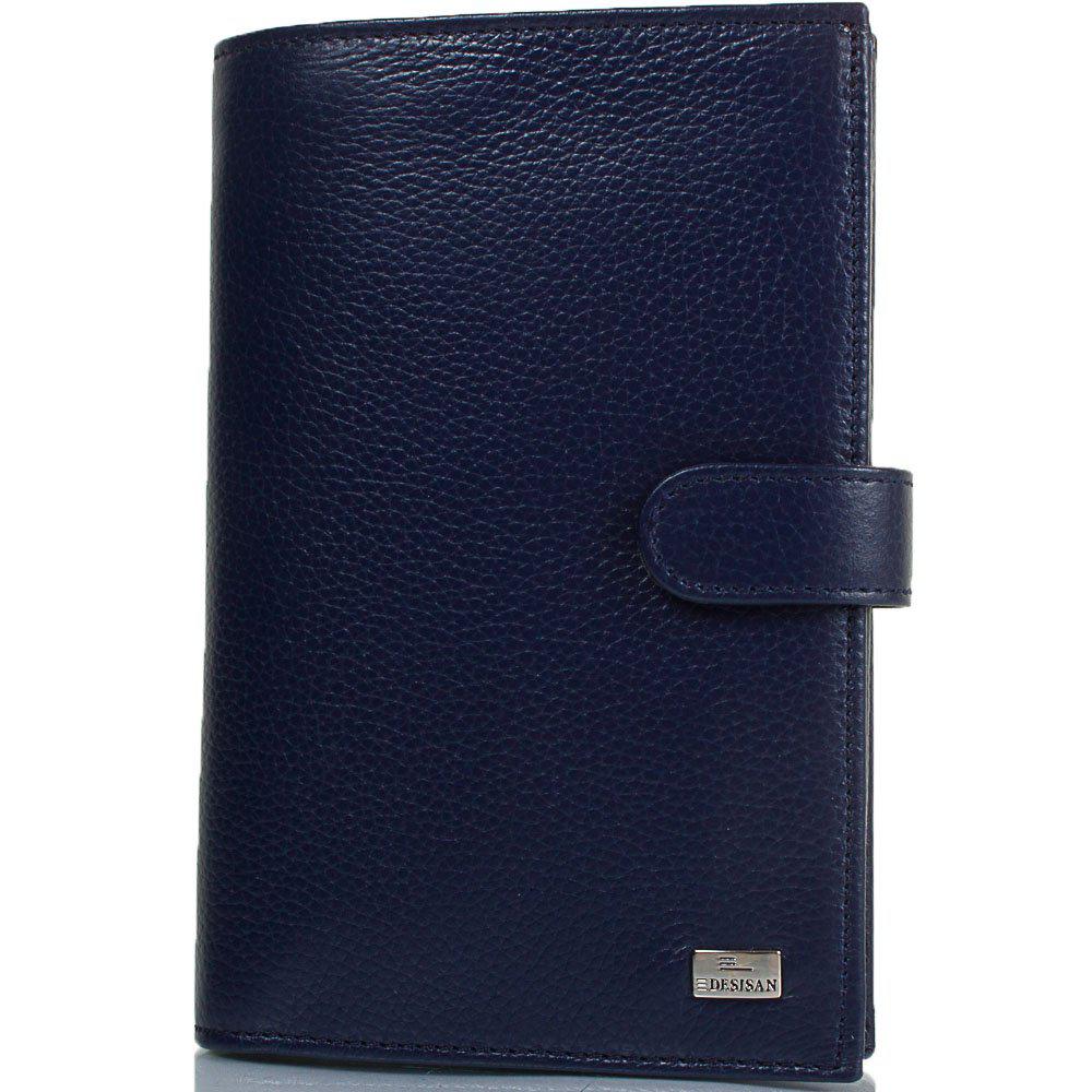 

Мужское кожаное портмоне (SHI221-315) Desisan 11х16,5х2,5 см Синий 000140583