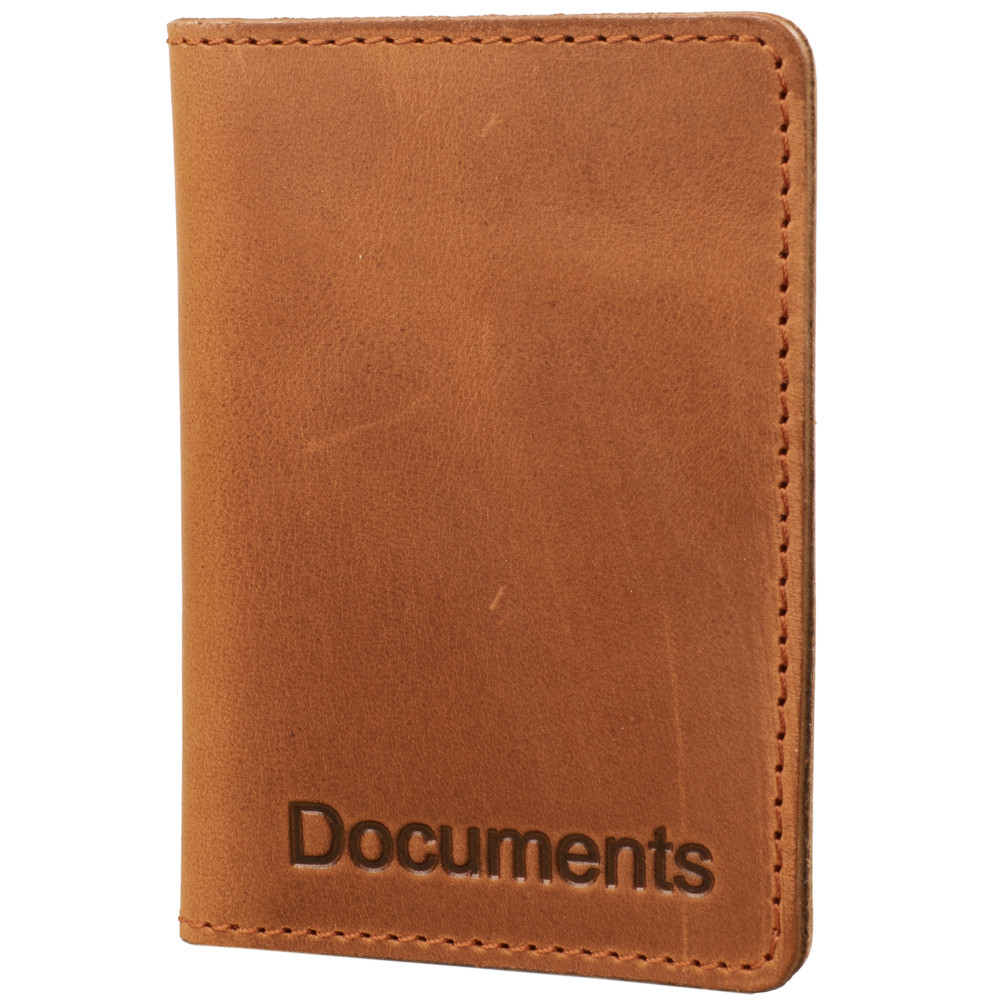 

Женская кожаная обложка для паспорта (DNK-minidoc-fileH-colN) DNK Leather 7х10х1,5 см Коричневый 000140945