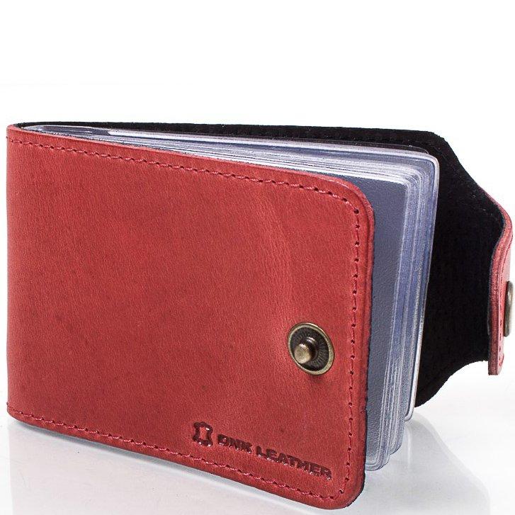 

Женская кожаная визитница (DNK-Cards-Hcol-H) DNK Leather 10х7х1,5 см Красный 000140929