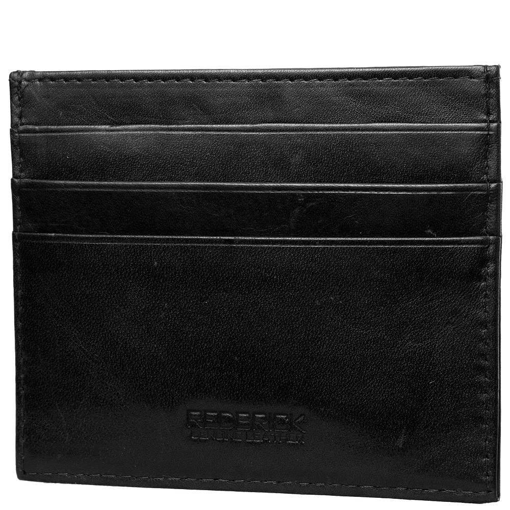 

Мужская кожаная визитница (FULRBW0003-BLK) Redbrick 10х8,5х0,1 см Черный 000140759