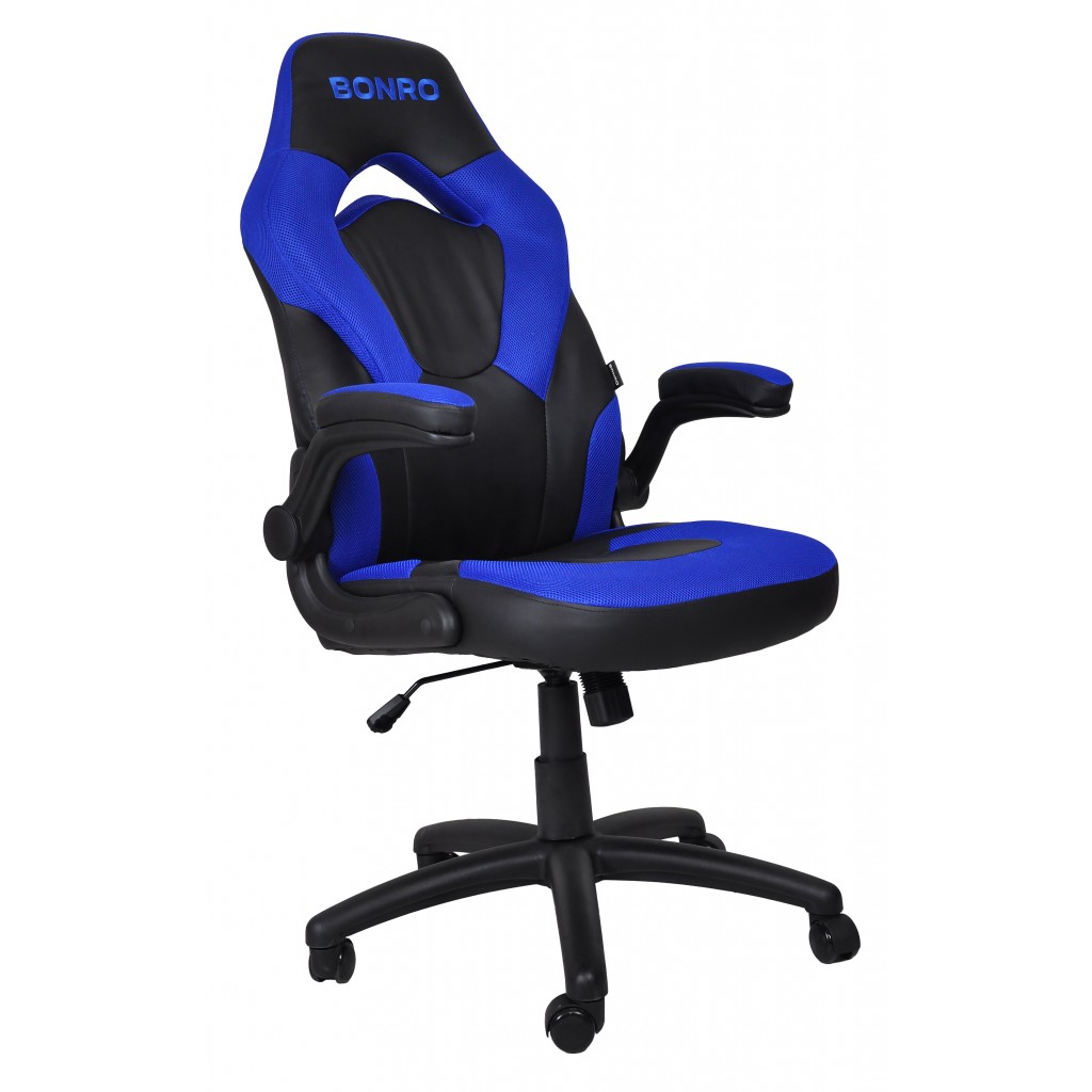 

Геймерское кресло Bonro 125х50х49 см Синий 000139646