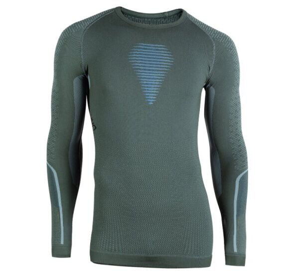 

Термофутболка UYN ( U100007 ) VISYON UW SHIRT LG_SL 2021 S/M Kombu Green Hunting/Anthra-E540