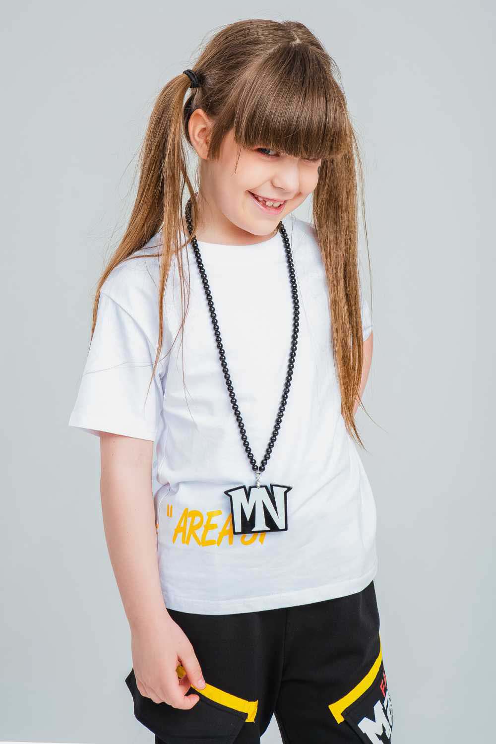 

Футболка с принтом «Грибы» Manan белый рост 110-120