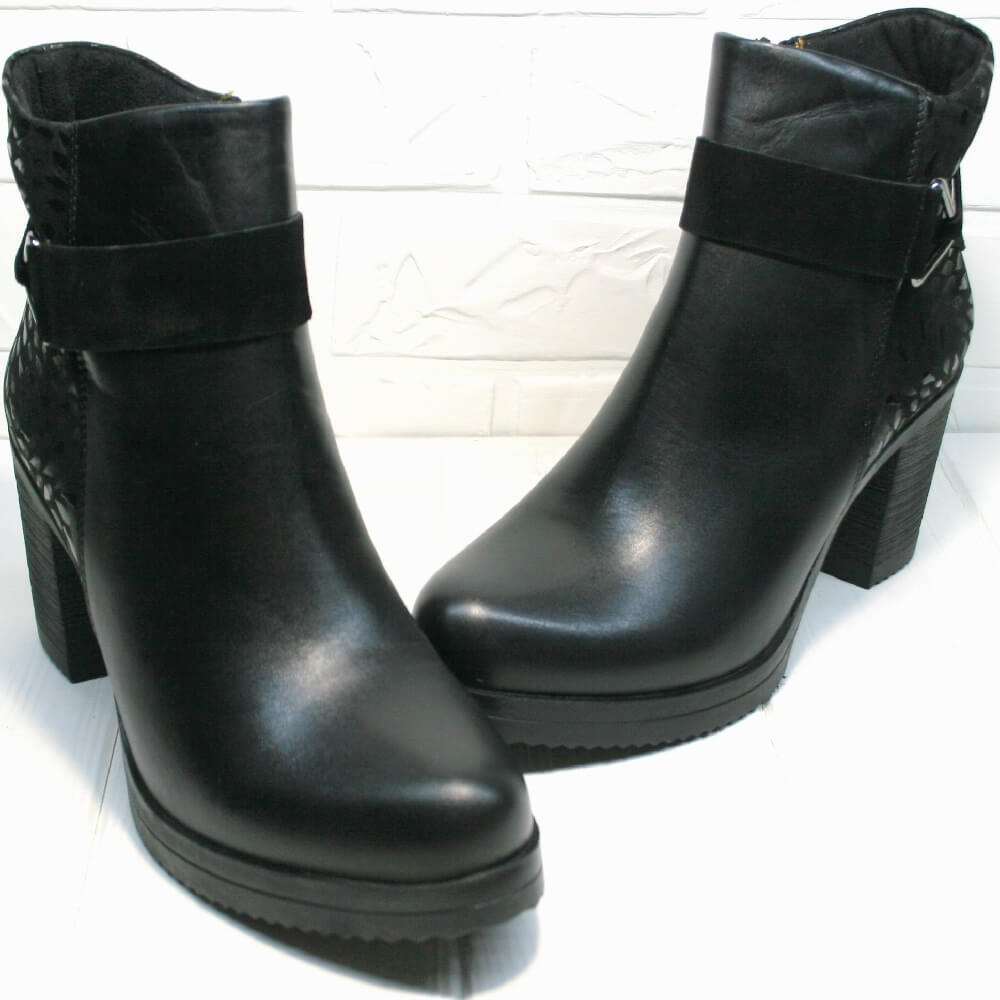 

Женские ботильоны Lady West Black 309-19-351 черные 39 1343 101