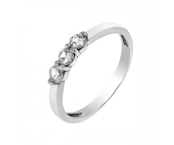 

Кольцо серебряное дорожка с фианитами размер 15,5 1348/1р-CZ