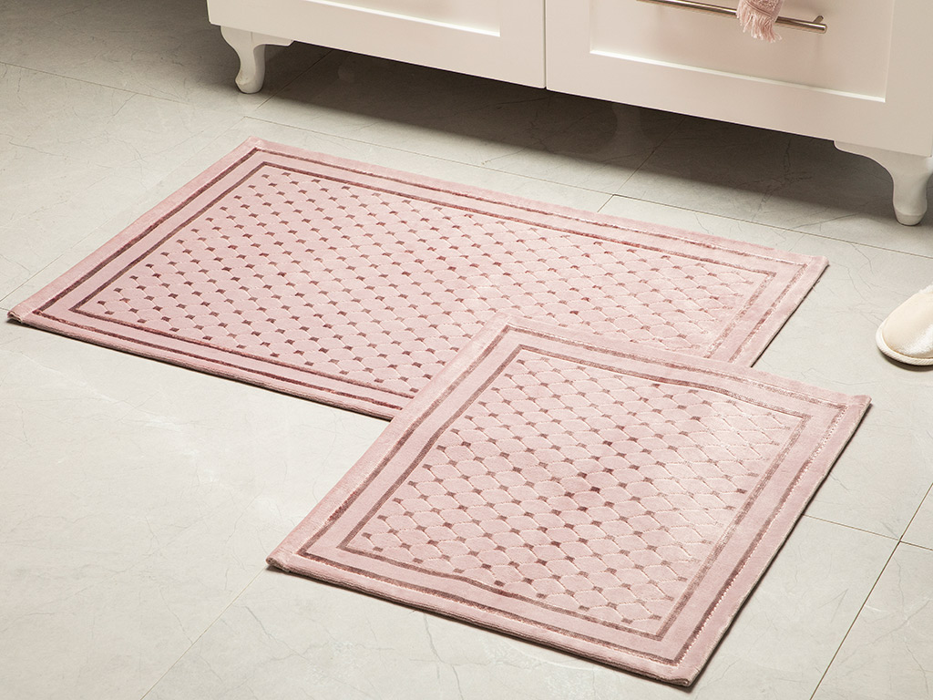 

Набор ковриков для ванной English Home Velvet Touch 60х90 см + 50х60 см Розовый