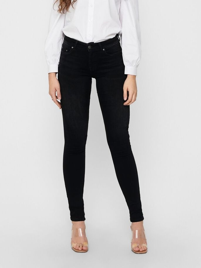 

Джинсы ONLY BLUSH LIFE MID SKINNY BB DOT864 /30 Черный 15209666Black, Джинсы ONLY BLUSH LIFE MID SKINNY BB DOT864 XS/30 Черный 15209666Black