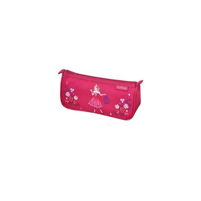 

Пенал-косметичка Herlitz Sport - Girls, princess ros