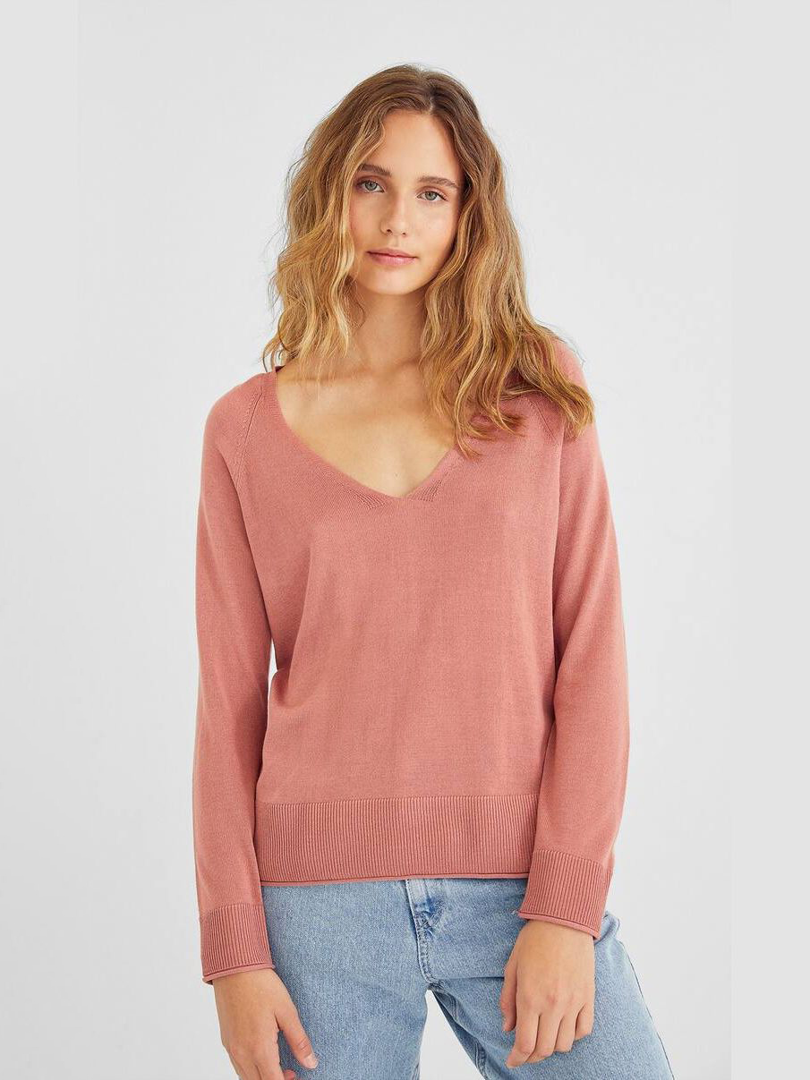 

Пуловер Stradivarius 1504/411/147 M Пудра (01504411147037_ZP01504411147037)