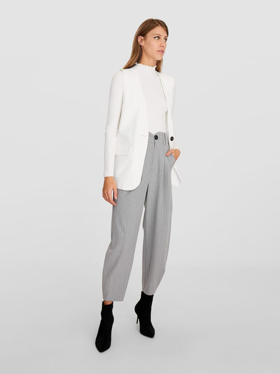 

Жилет Stradivarius 5972/523/004 S Белый (05972523004023_ZP05972523004023)