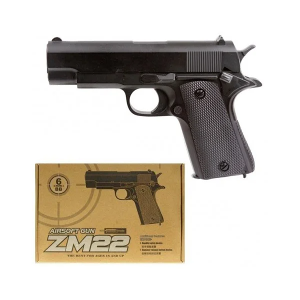 

Пистолет детский CYMA ZM22 с пульками Металл