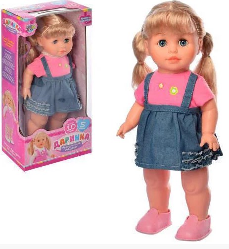 

Кукла Даринка (україномовна) ТМ Limo Toy арт. 5446
