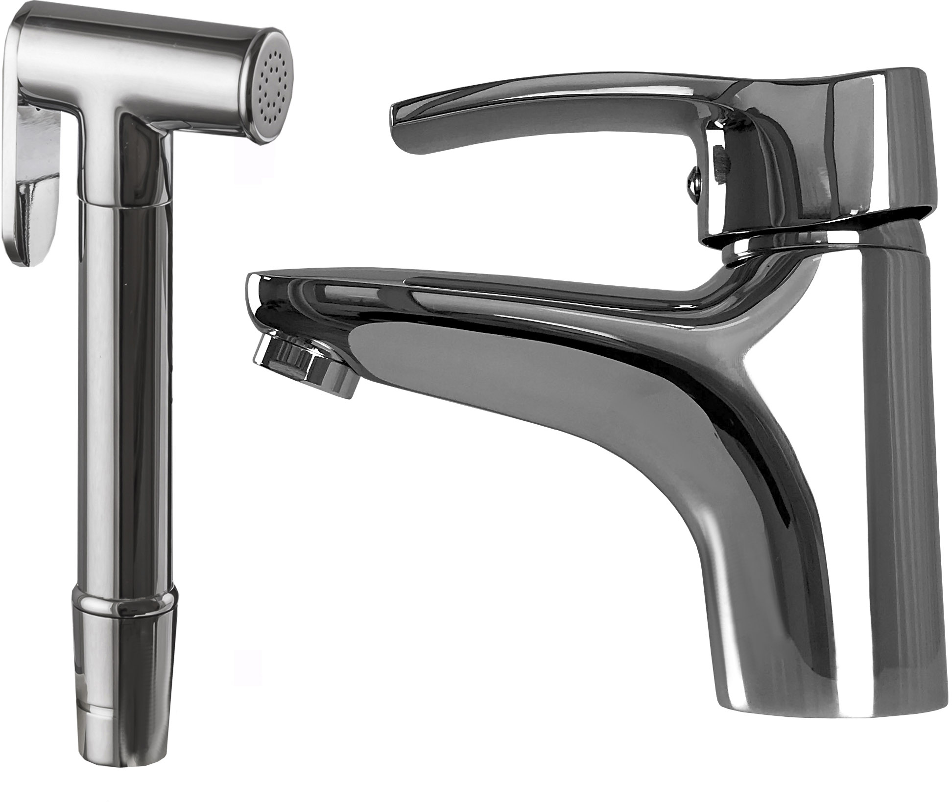 

Смеситель для раковины GLOBUS LUX Queensland GLQU-0222 с гигиеническим душем