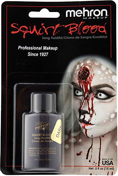

Кровь искусственная для брызг Mehron Squirt Blood Темная венозная 15 мл (150C-D)