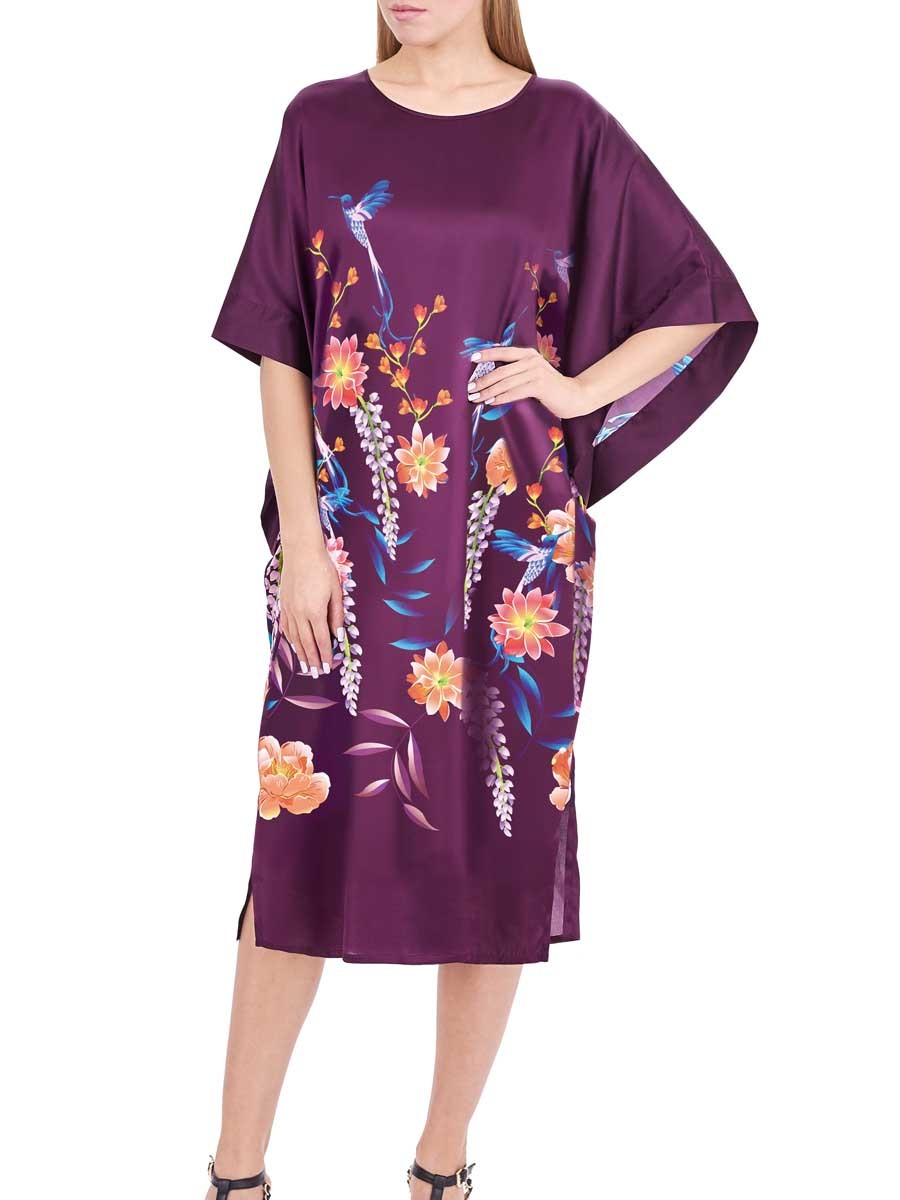 

Туника свободного кроя Marc & Andre S8-02SS206 50(XXL) Бордовый