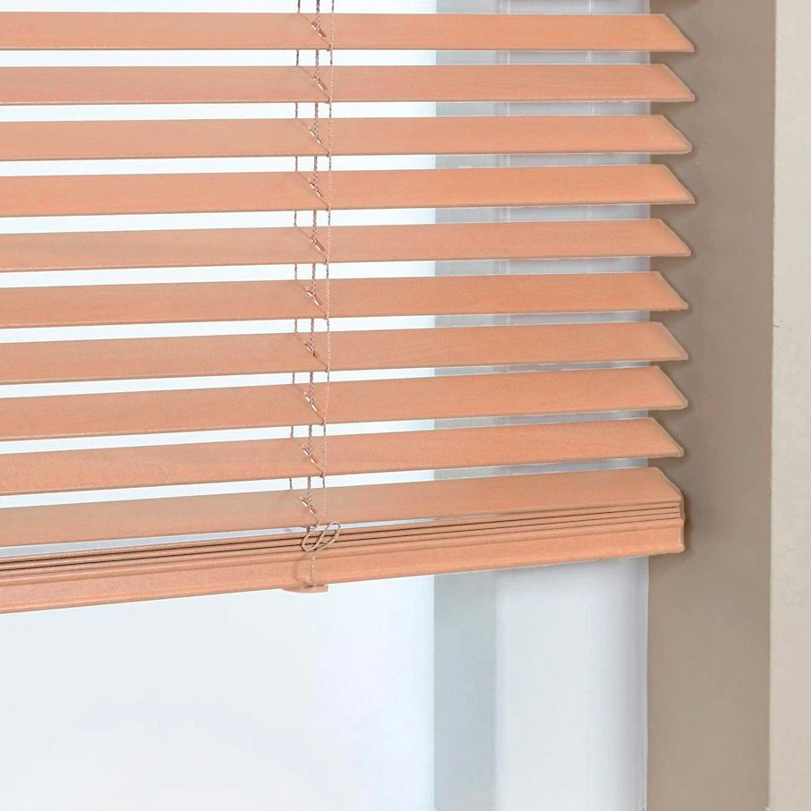 

Жалюзи деревянные горизонтальные 50x160 cм 25 мм кленовый Sundeco