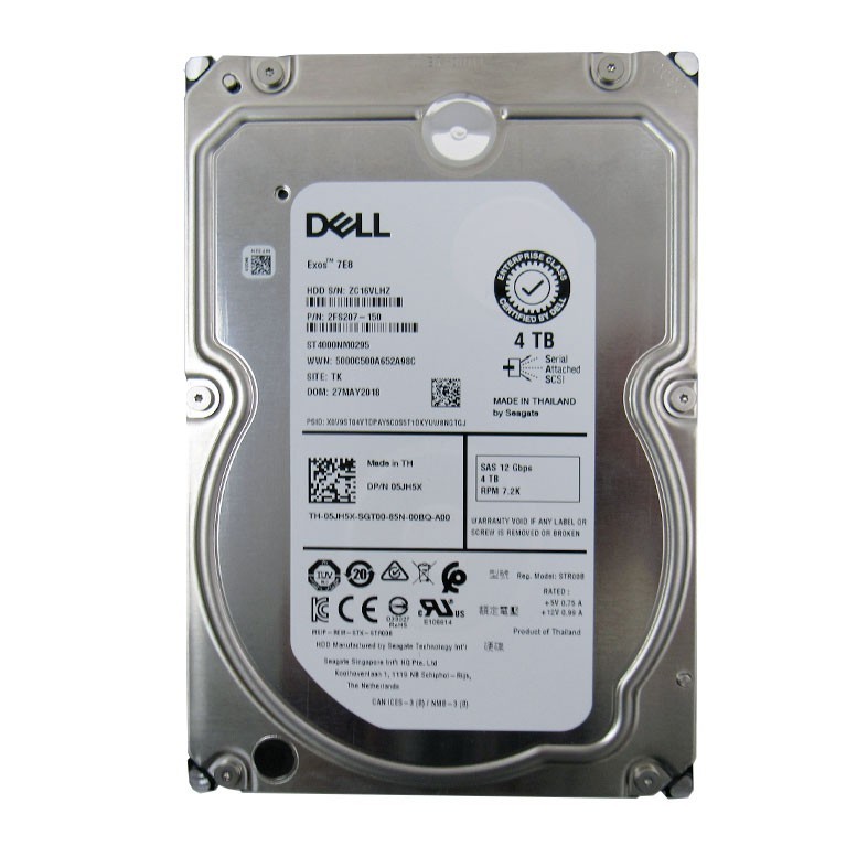 

Жесткий диск Seagate для сервера DELL 4TB SAS 12Gbs 3.5" 7200rpm