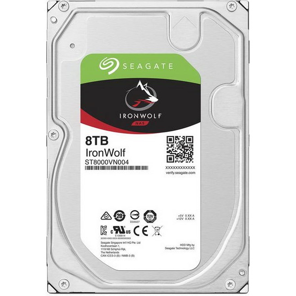 

HDD SATA 8.0TB Seagate IronWolf NAS 7200rpm 256MB (ST8000VN004)