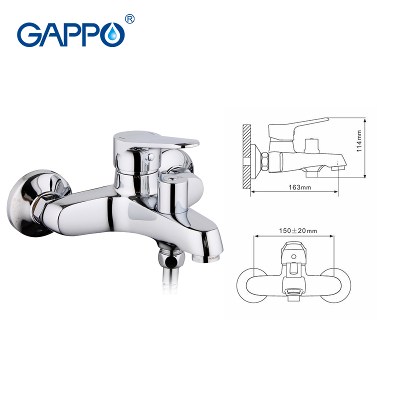 

Смеситель для ванны Gappo Vantto G3236