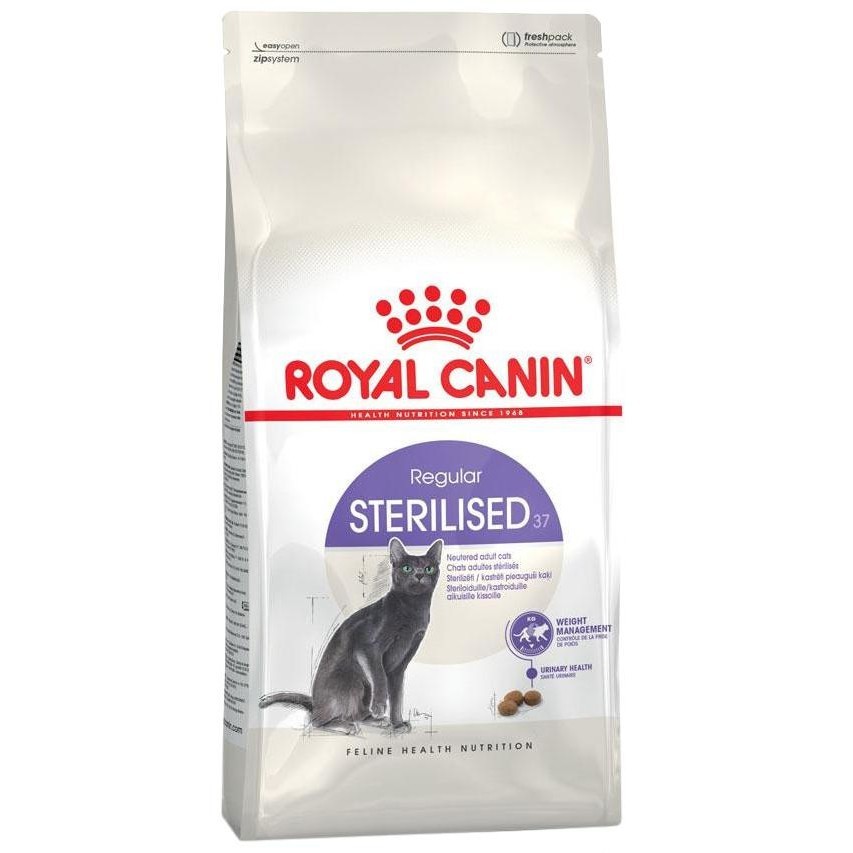 

Сухой корм Royal Canin Sterilised 37 для взрослых стерилизованных кошек 2 кг