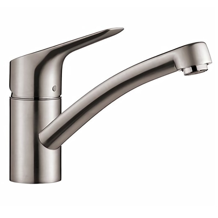 

Смеситель для кухни Hansgrohe MYSPORT S однорычажный (steel optic)