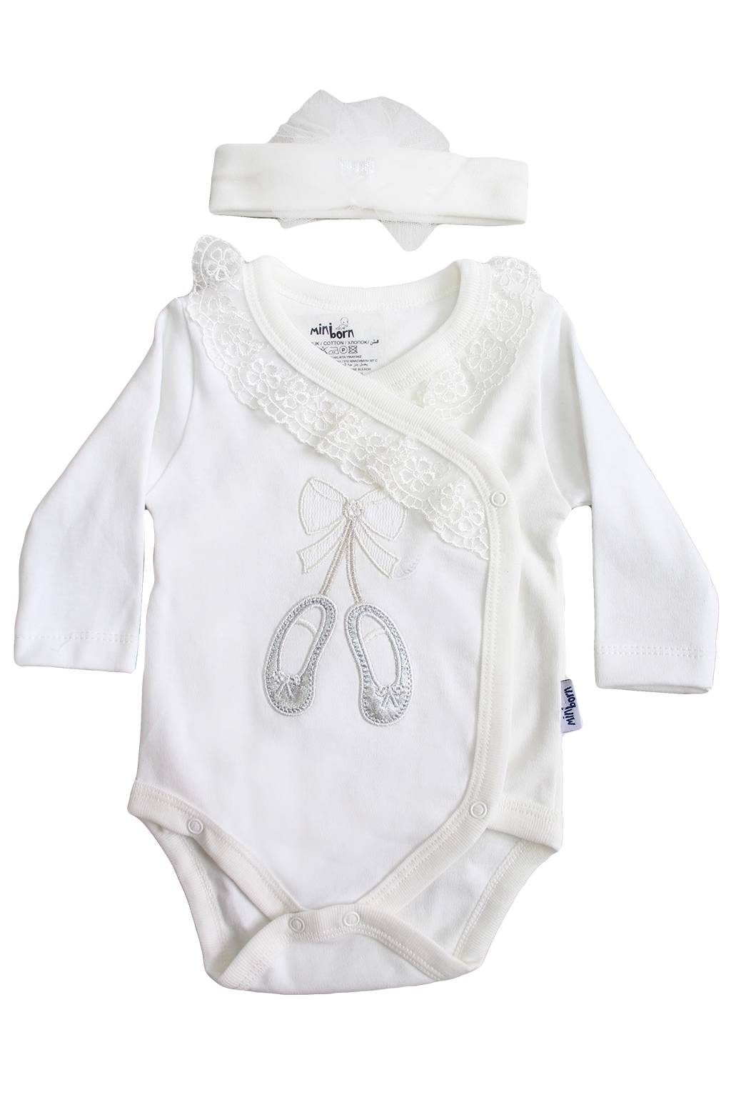 

Боди Miniborn 56 см Белый