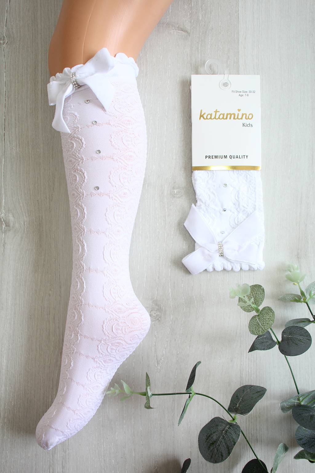 

Гольфы Katamino 22 / 8-10 лет см Белый