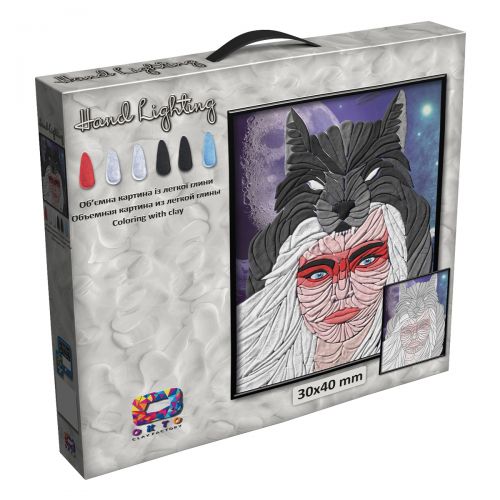 

Картина из глины "Moon Light Clay. Волчица" 70077 (15-149185)