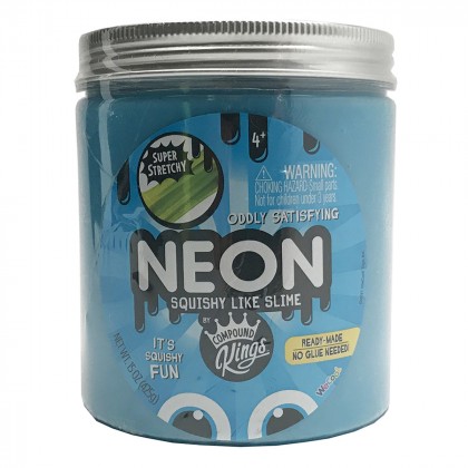 

Лизун Slime Neon голубой 425 г (17-6280526)