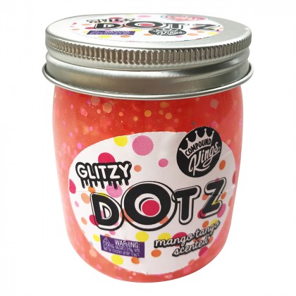 

Лизун Compound Kings Glitzy Dotz Манго 210 г (17-6282335)