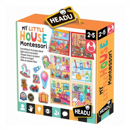 

Игра-пазл Монтессори Headu Мой маленький домик (17-6282629)