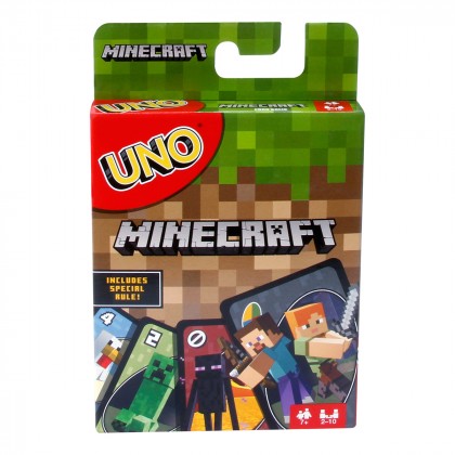 

Настольная игра UNO (Mattel) Minecraft 112 карт (17-6282851)