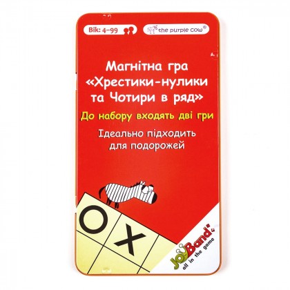

Магнитная игра JoyBand Крестики – нолики (17-6007104)