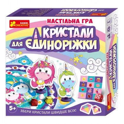 

Настольная игра Ranok-Creative Кристаллы для единорожки (17-6280891)
