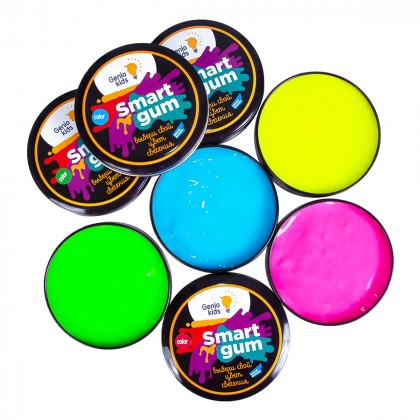 

Пластилин Genio Kids Smart Gum Цветное сияние (в ассорт) (17-6280539)