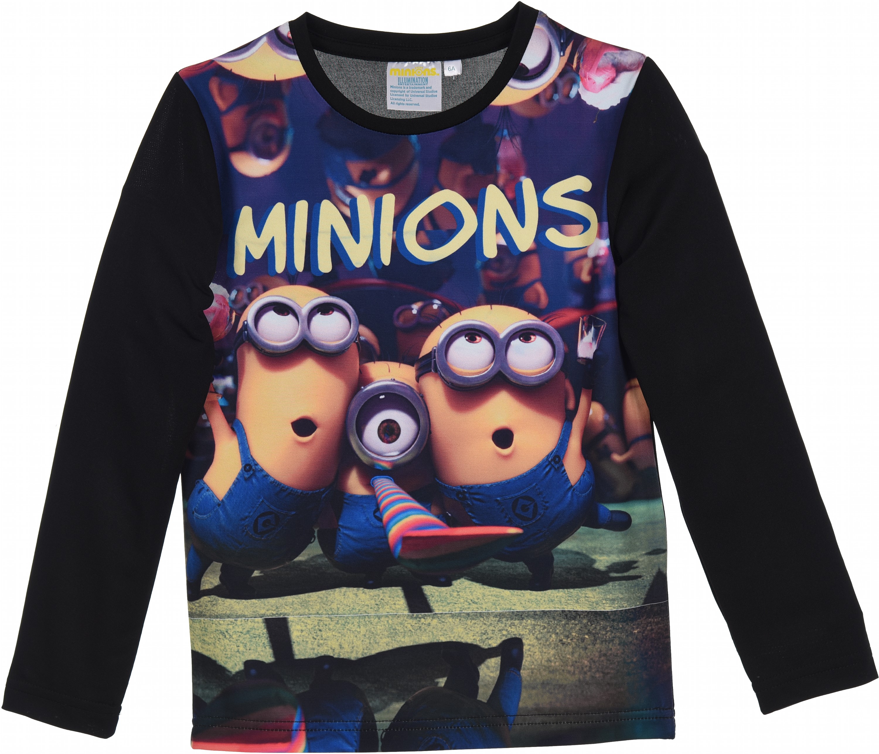 

Футболка с длинными рукавами Disney Minions PH1483 116 см Черная
